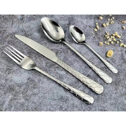 Set Couverts De Table 24 Pièces En INOX