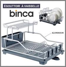 égouttoir vaisselle binca en aluminium